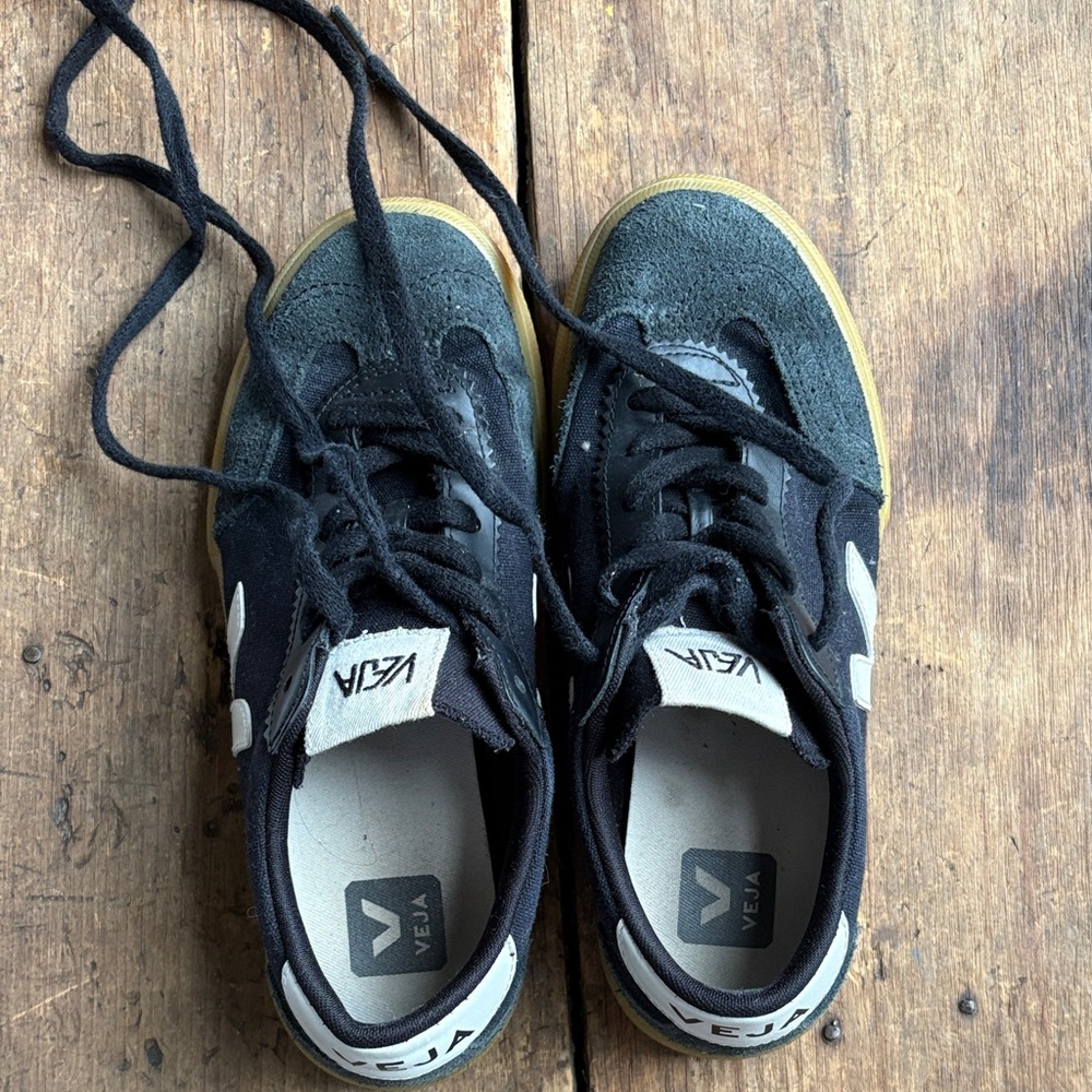 Veja Black and White Sneakers